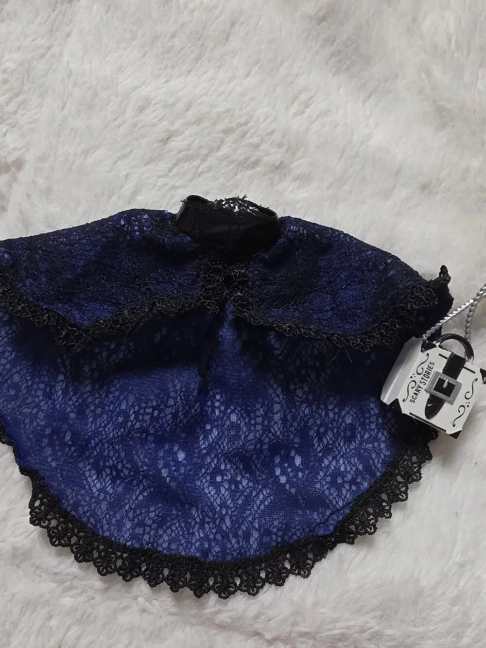 LOL Surprise OMG Moonlight B.B. Doll Replacement Blue Lace Skirt Book Accessory